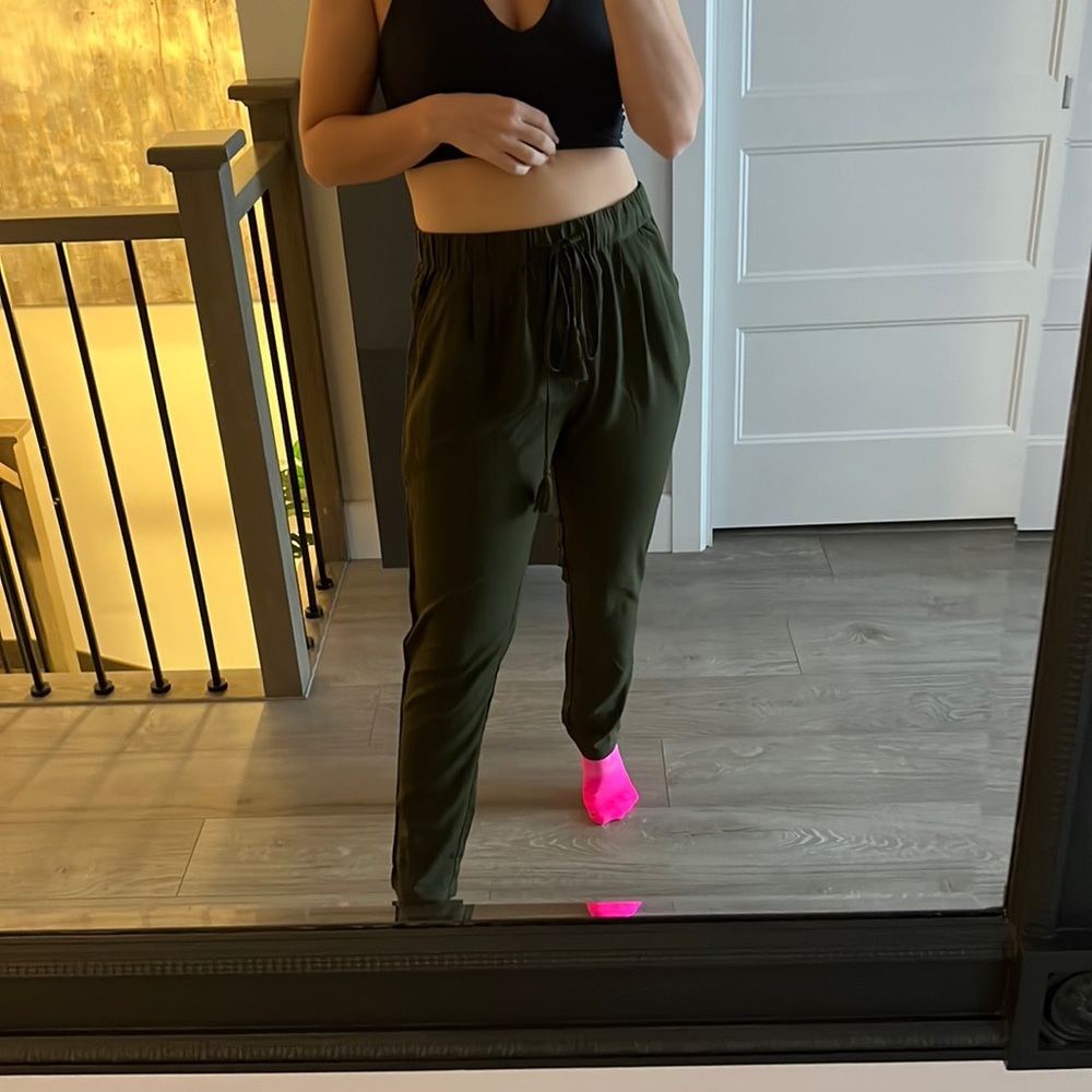 Javier Simorra Green Chic Track Pants